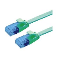 VALUE UTP patchkabel, Cat.6A (Class EA), extra plat, groen, 3 m - thumbnail