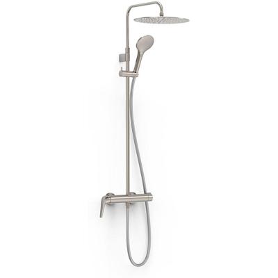 Regendouche set Tres Fuji | Opbouw | Mengkraan | 2-weg | Rond | RVS look