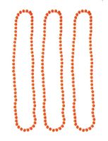 Halskettingen fluor oranje 40 cm (3st)