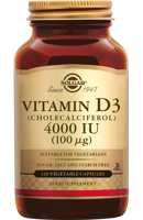 Solgar Vitamine D3 4000 IU Capsules
