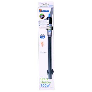 Superfish Start Heater 200W - Nauwkeurige Aquarium Verwarmer met 2m Kabel & Handleiding