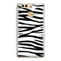 Zebra pattern: Huawei P9 Transparant Hoesje