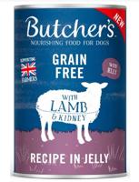 BUTCHER'S Original Recipe in Jelly lam - nat hondenvoer - 400g