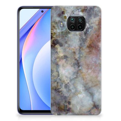 Xiaomi Mi 10T Lite TPU Siliconen Hoesje Marmer Grijs Xiaomi Mi 10T Lite TPU Siliconen Hoesje Marmer Grijs