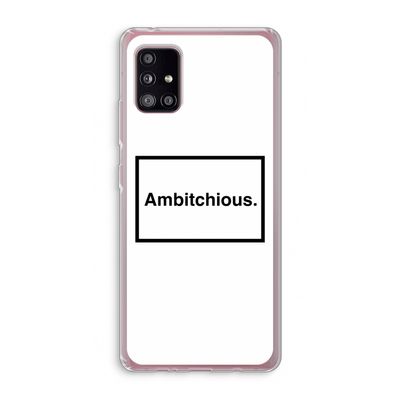 Ambitchious: Samsung Galaxy A51 5G Transparant Hoesje