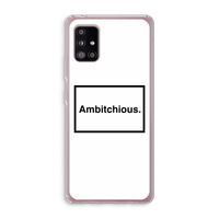Ambitchious: Samsung Galaxy A51 5G Transparant Hoesje