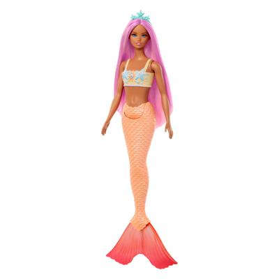 Mattel Barbie zeemeerminpop met schelpenvin