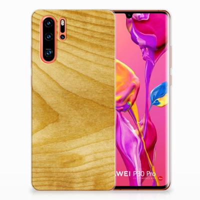 Huawei P30 Pro | Bumper Hoesje | Licht Hout