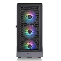 Thermaltake CA-1X5-00M1WN-00 Midi-tower Gaming-behuizing Zwart 4 voorgeïnstalleerde LED-ventilators, Zijvenster - thumbnail