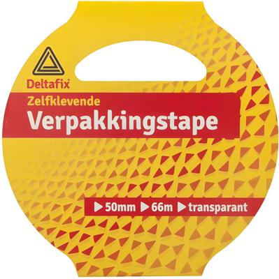 Verpakkingstape transparant 50mm - Deltafix
