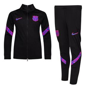 Barcelona Trainingspak Dri-FIT Strike - Zwart/Blauw Kinderen