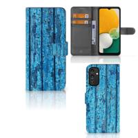 Samsung Galaxy A14 5G | Book Style Case | Wood Blue
