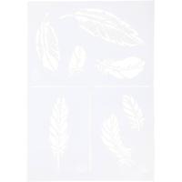 Creativ Company Flexibel sjabloon, veren, a4, vel 210x297 mm, 1 stuk