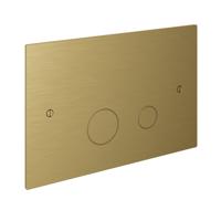 Hotbath &MORE Bedieningspaneel geschikt voor Geberit UP320 Geborsteld messing PVD BAR320BBP