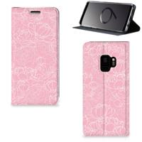 Samsung Galaxy S9 Smart Cover White Flowers