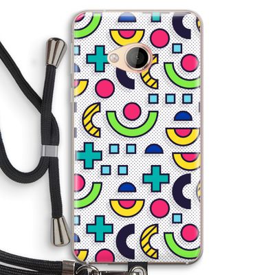8-bit N°6: HTC U Play Transparant Hoesje met koord