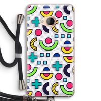 8-bit N°6: HTC U Play Transparant Hoesje met koord