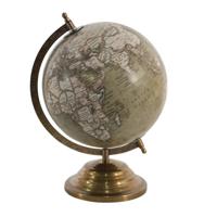 Clayre & Eef Groene Wereldbol/globe 22*22*33 cm 64906 - thumbnail