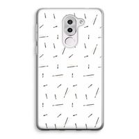 Hipster stripes: Honor 6X Transparant Hoesje