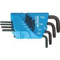 Gedore H 43 TX-09 Haakse schroevendraaierset T 7, T 8, T 9, T 10, T 15, T 20, T 25, T 30, T 40 9-delig