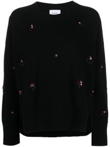 Barrie pull Iconic en cachemire - Noir