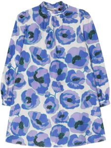 A.P.C. robe courte Dalia à fleurs - Bleu