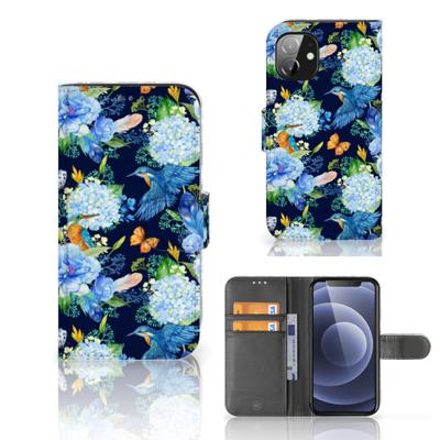 Telefoonhoesje | Met pasjeshouder | voor Apple iPhone 12 Mini IJsvogel