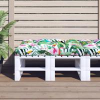 VidaXL Palletkussen 120x80x12 cm stof meerkleurig