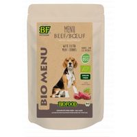 BF Petfood Biofood Organic Rund Bio Menu natvoer hond (zakjes 150 gram) 2 x (15 x 150 g)