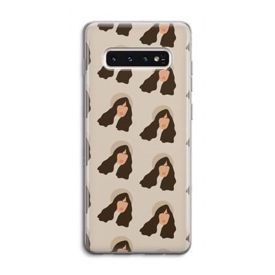 Bonjour mon amour: Samsung Galaxy S10 4G Transparant Hoesje