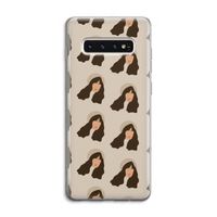 Bonjour mon amour: Samsung Galaxy S10 4G Transparant Hoesje