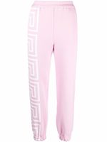 Versace pantalon de jogging à logo - Rose