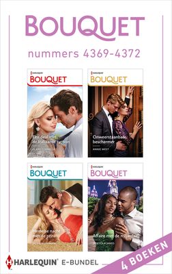 Bouquet e-bundel nummers 4369 - 4372 - Annie West, Clare Connelly, Jackie Ashenden, Jadesola James - ebook