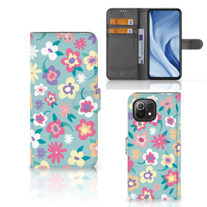 Xiaomi 11 Lite 5G NE | Mi 11 Lite Hoesje Flower Power