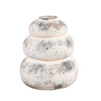 PTMD pot bulby beige/roze m 31 cm | 2 stuks