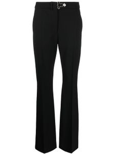 MOSCHINO JEANS pantalon de tailleur à coupe évasée - Noir