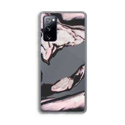 Roze stroom: Samsung Galaxy S20 FE / S20 FE 5G Transparant Hoesje