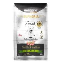 EUPHORIA Fresh Adult Turkey with lamb XS/S - droog hondenvoer - 500g EUPHORIA Fresh Adult Turkey with lamb XS/S - droog hondenvoer - 500g
