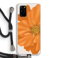 Orange Ellila flower: Samsung Galaxy S20 Plus Transparant Hoesje met koord Orange Ellila flower: Samsung Galaxy S20 Plus Transparant Hoesje met koord