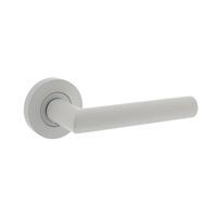Intersteel Deurklink Bastian rond rozet wit Intersteel Deurklink Bastian rond rozet wit