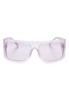 Linda Farrow x The Attico lunettes de soleil Andre - Violet