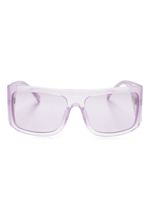 Linda Farrow x The Attico lunettes de soleil Andre - Violet