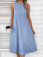 Loose Casual Dress With No