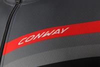 CONWAY shirt met korte mouwen "active jersey full zip ss"