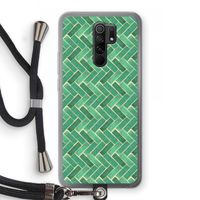 Moroccan tiles 2: Xiaomi Redmi 9 Transparant Hoesje met koord