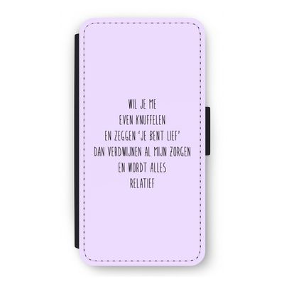 Relatief: iPhone 12 Flip Hoesje