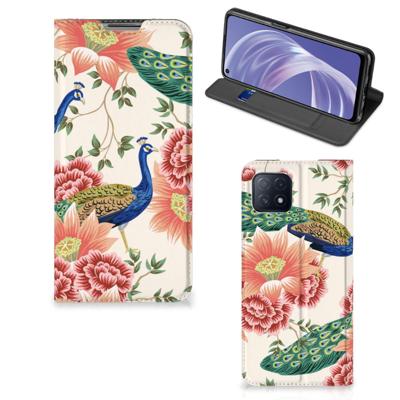 Smartphone hoesje voor OPPO A73 5G Pink Peacock