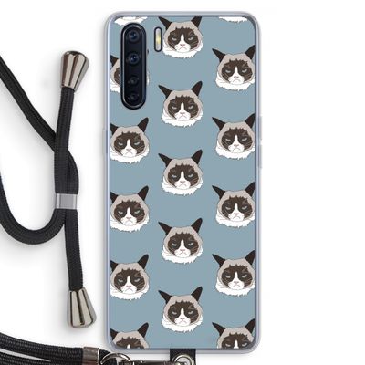It's a Purrr Case: Oppo A91 Transparant Hoesje met koord