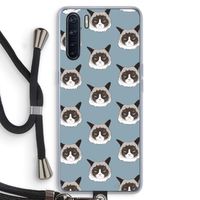 It's a Purrr Case: Oppo A91 Transparant Hoesje met koord