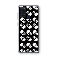 Musketon Skulls: Samsung Galaxy A21s Transparant Hoesje